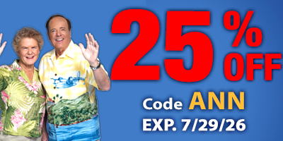 Airventure 25% Off Sale. Enter code ANN at checkout.