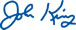 John King Signature