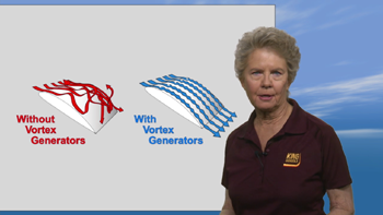 Martha talks about vortex generators