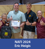 2024 NAFI Scolarship winner Eric Heigis