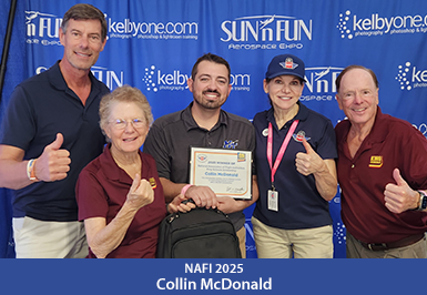 2025 NAFI Scolarship winner Collin McDonald